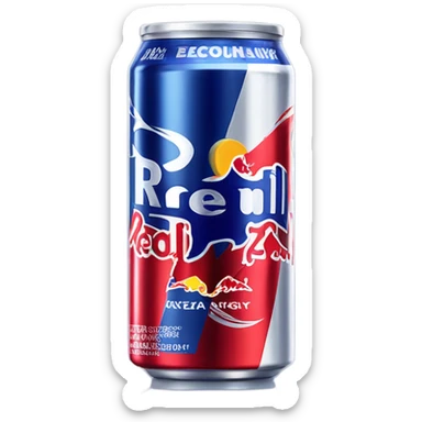 redbull can sticker