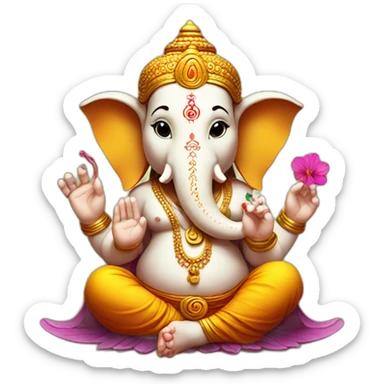 Om Ganesha sticker