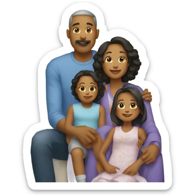 The year of the family 2024 family sticker