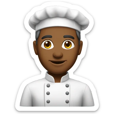 Un cuisinier énervé  sticker