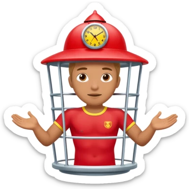 Lifeguard on watch tower sticker
