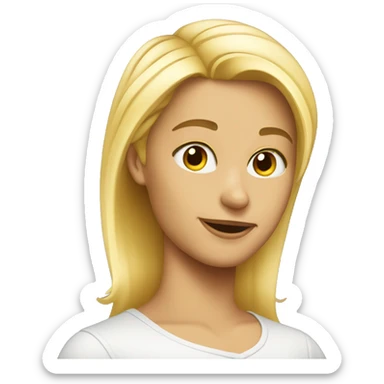 Good looking blond sticker