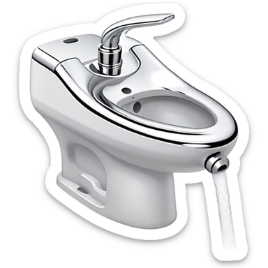 bidet attachment sticker