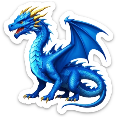 lightning dragon sticker