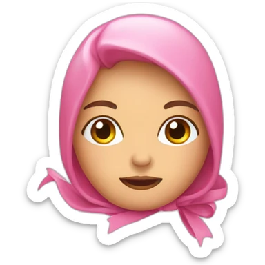 lazo rosa del cáncer sticker