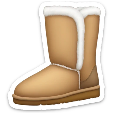 christmas uggs  sticker