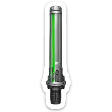 Lightsaber squeezing sticker