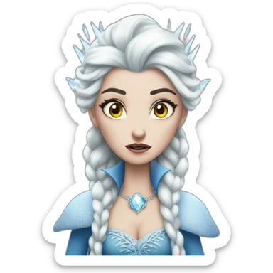 angry The Snow Queen sticker