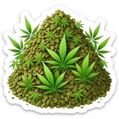 Weed sticker