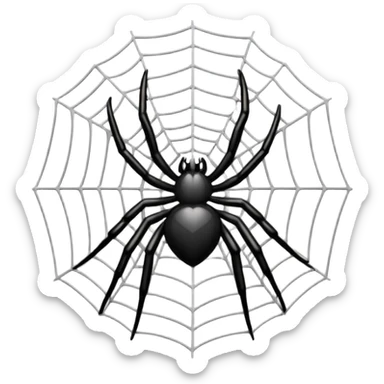 Make the I love u using spider web emoji 

 sticker