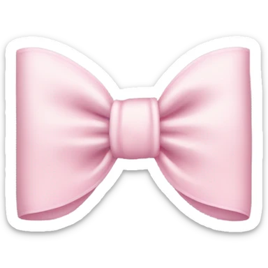 Light pink bows sticker