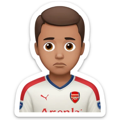 Arsenal fan sad sticker