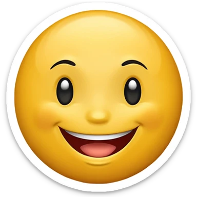 planet earth smiley face sticker