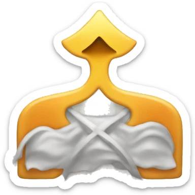 high priority symbol sticker