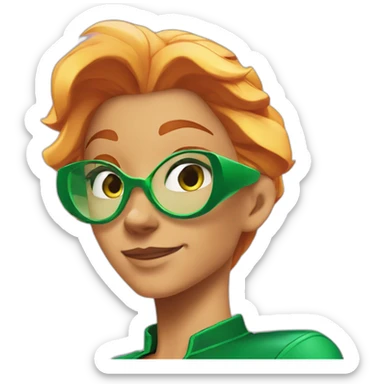 totally spies clover sticker