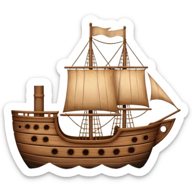 Sea travel sticker