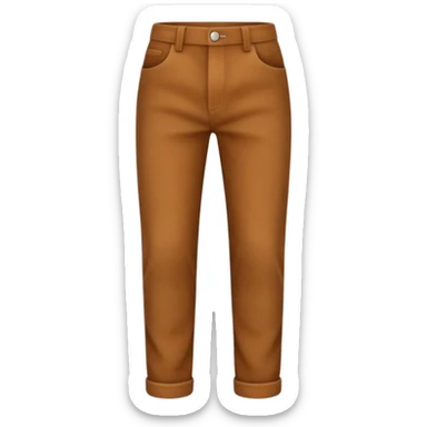 Corduroy texture deep ridges pants sticker