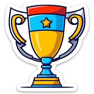 motivational trophy sticker