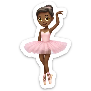 ballerina con tutu sticker