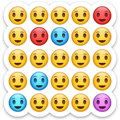 Emoji ios 18 sticker