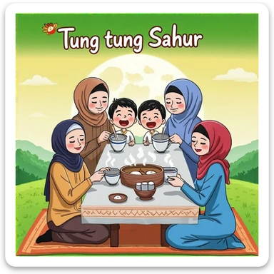 Tung tung Tung Sahur sticker