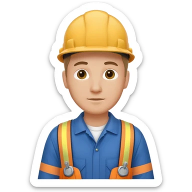 customer. 1 person only white male with shoulder normal person cloths. adult. pipeline technician sticker