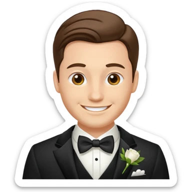 groom wedding dress emoji only sticker