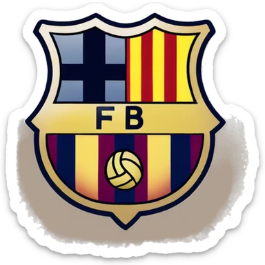 Barcelona logo sticker