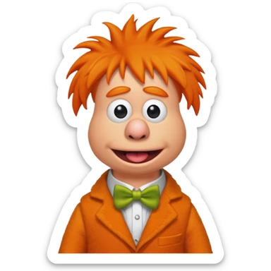 Beaker Muppets sticker