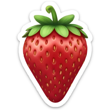 Strawberry tanghulu sticker