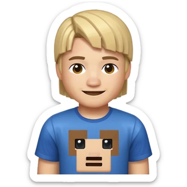 Roblox emoji noob Minecraft  sticker