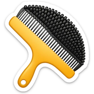 afro comb sticker