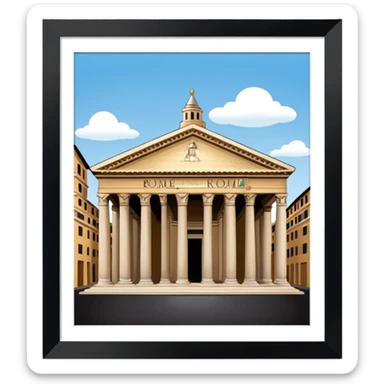 The Pantheon rome sticker