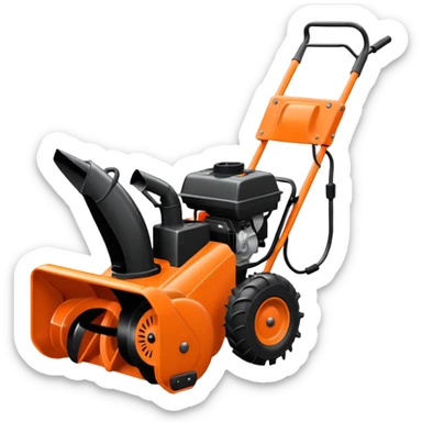Snow Blower sticker