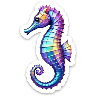 Seahorse sticker