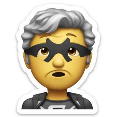 Gassy Superhero sticker