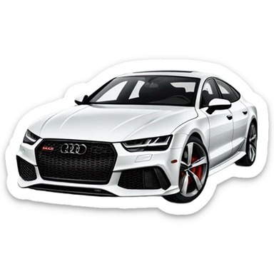 Audi rs7 sticker