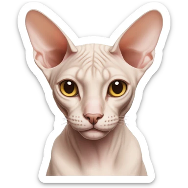 sphynx cat sticker