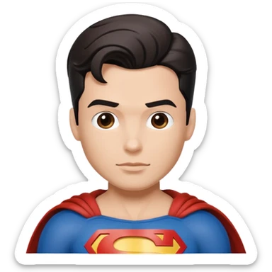 Superman emoji sticker