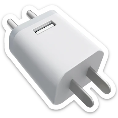 phone charger sticker