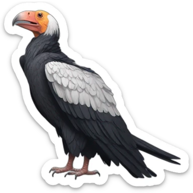 Full Body California Condor sticker