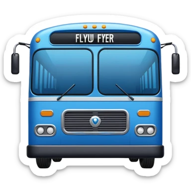 new flyer bus sticker