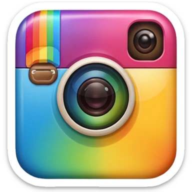 Instagram logo emoji style variation 2 sticker