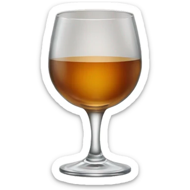 whisky glass sticker