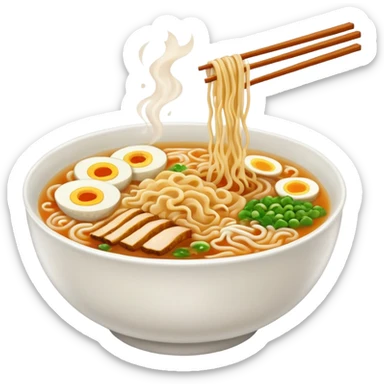 a bowl of ramen sticker