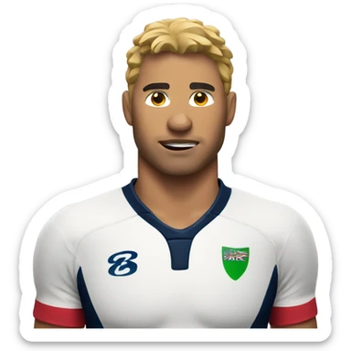 Rugby player sticker