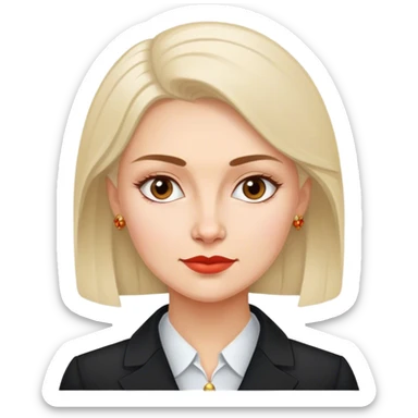 The russian woman diplomat sticker