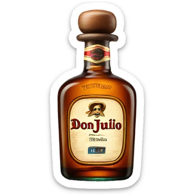 Don  Julio 1942 tequila bottle  sticker