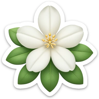 Jasmine flower sticker