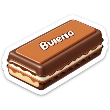 kinder bueno sticker